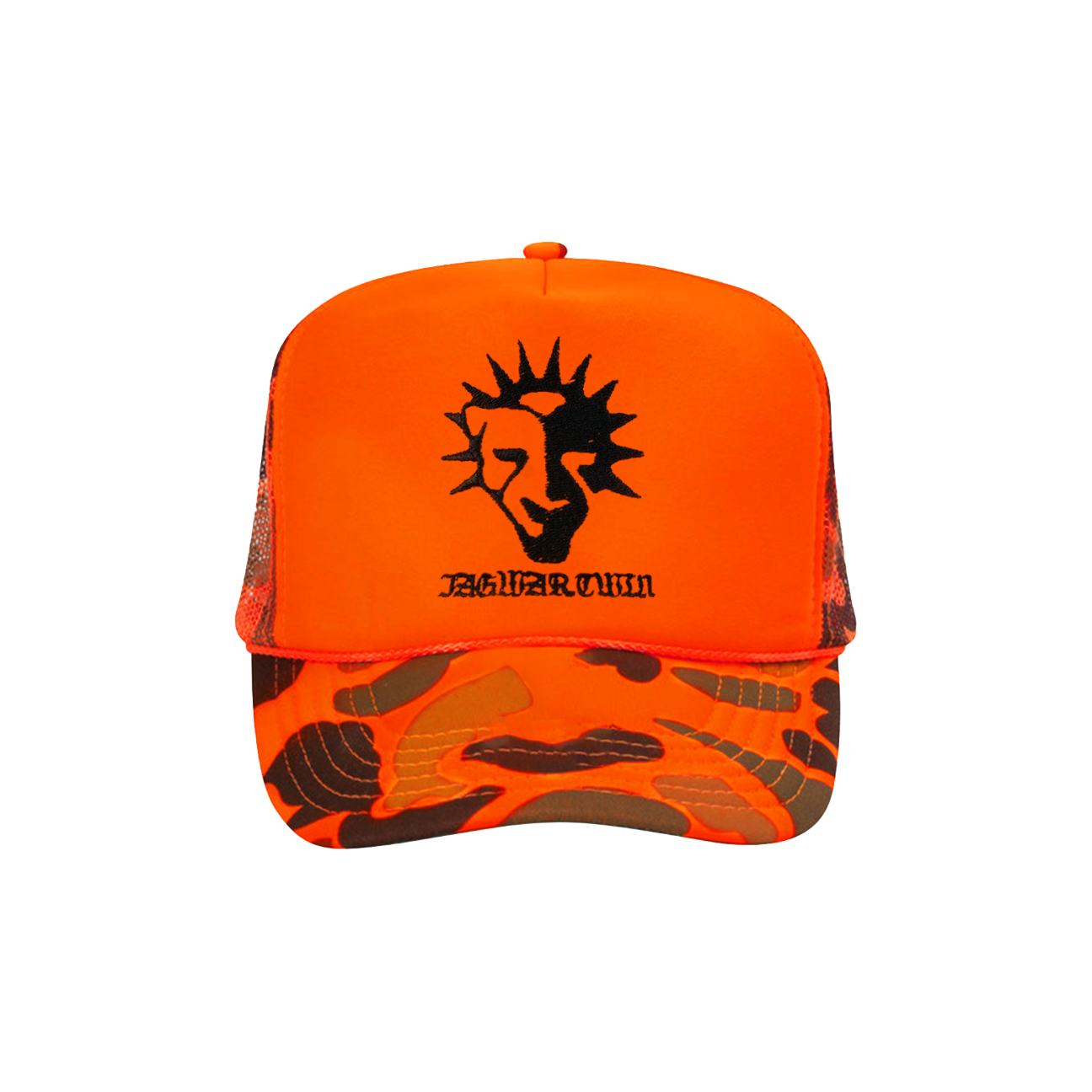 Orange Camo Jagwar Hat