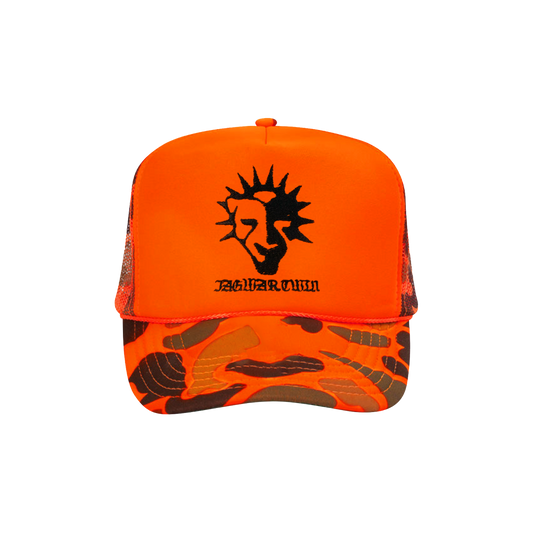Orange Camo Jagwar Hat